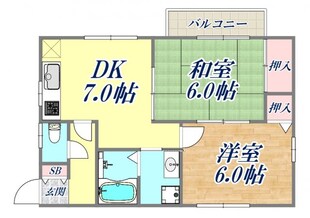 NKハイツの物件間取画像